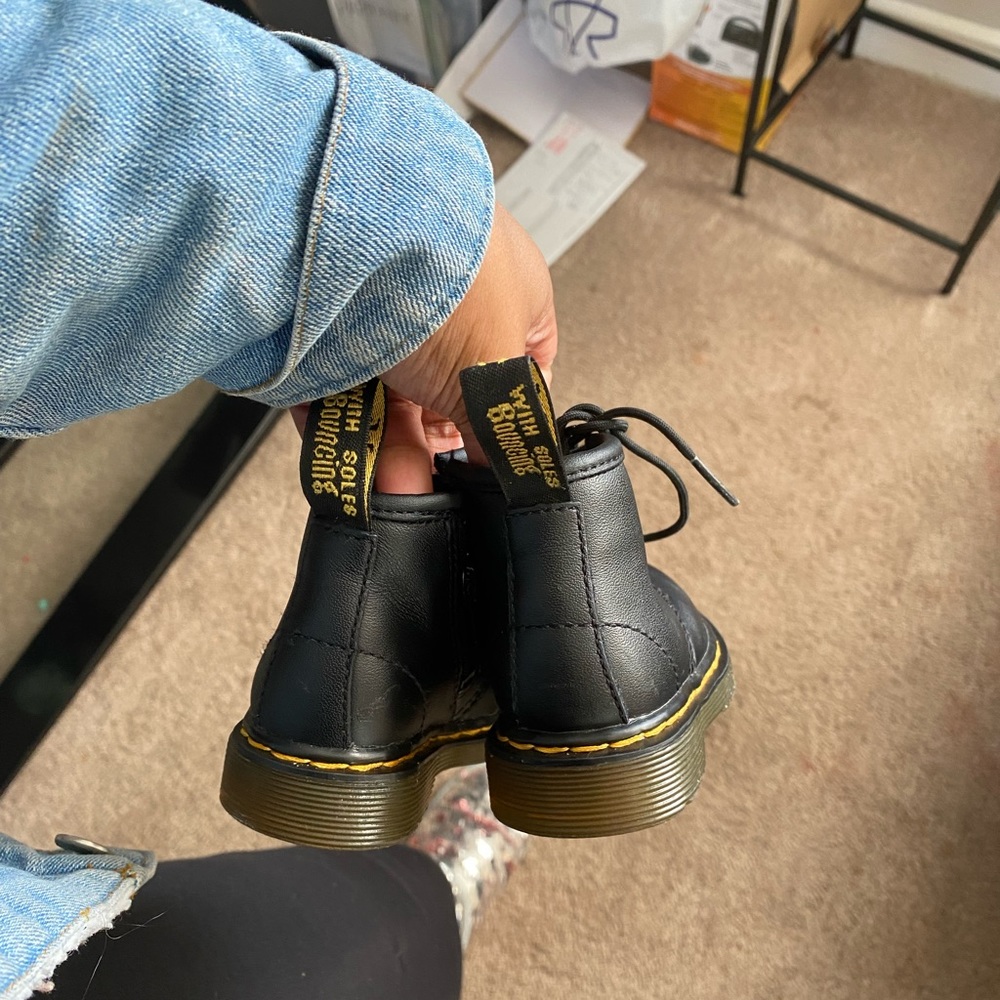 Size 4c Dr.Marten Boots Black